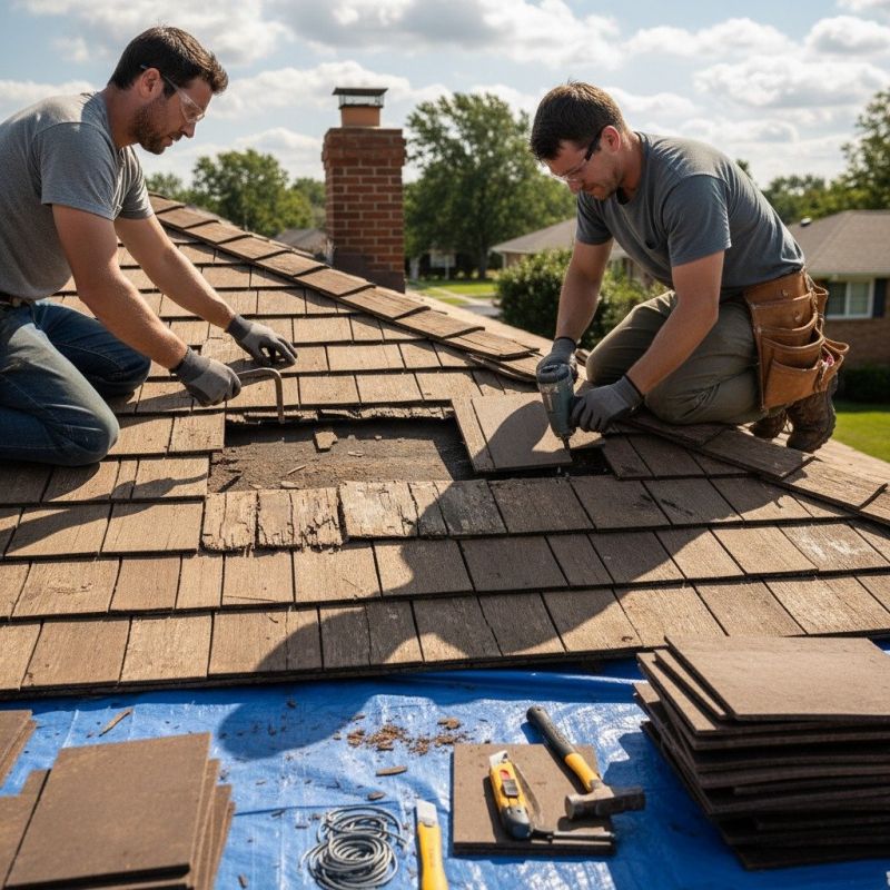 Cost of Shake Shingle Repair in Angola, IN